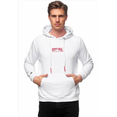 Rusty Neal Heren sweatshirt hoodie grijs rn19152-wt