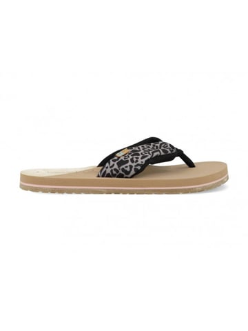 TOMS Piper Animal Hybrid Womens Natural Flip Flops - (Brown)