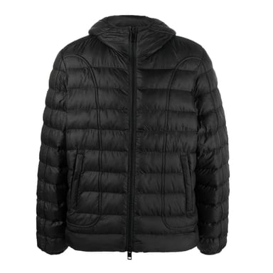 Diesel Mens Plain Hooded Jacket (Black)