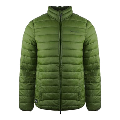 Aquascutum Mens Logo Padded Jacket (Army Green)