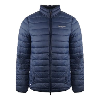 Aquascutum Mens Logo Padded Jacket (Navy Blue)