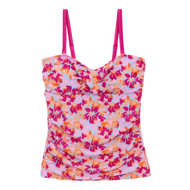 Regatta Womens/Ladies Aceana III Summer Floral Tankini Top (Pink)