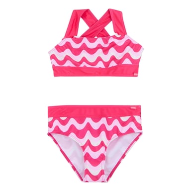 Regatta Girls Dakaria III Wavy Striped Bikini Set (Pop)