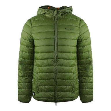 Aquascutum Mens London Quilted Logo Jacket (Green)