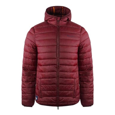 Aquascutum Mens London Quilted Logo Jacket (Bordeaux Red)