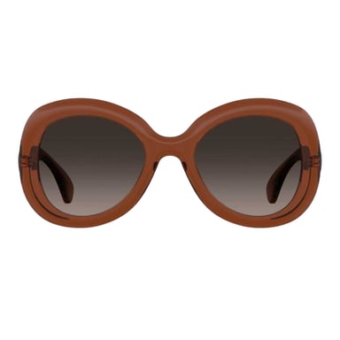 Moschino Womens/Ladies Round Frame Sunglasses (Red)