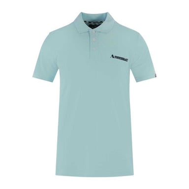 Aquascutum Unisex Adult Boxed Logo Polo Shirt (Light Blue)