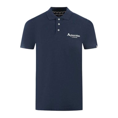 Aquascutum Unisex Adult London Classic Polo Shirt (Navy)