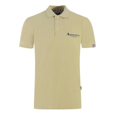 Aquascutum Unisex Adult London Classic Polo Shirt (Beige)
