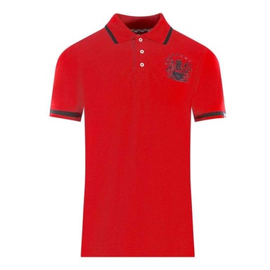 Aquascutum Unisex Adult Aldis Tipped Polo Shirt (Red)