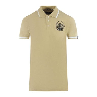 Aquascutum Unisex Adult Aldis Tipped Polo Shirt (Beige)