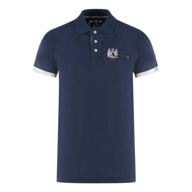 Aquascutum Unisex Adult London Aldis Polo Shirt (Navy)