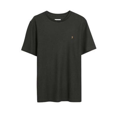 Farah Mens Fairweather Organic Cotton T-Shirt (Black)