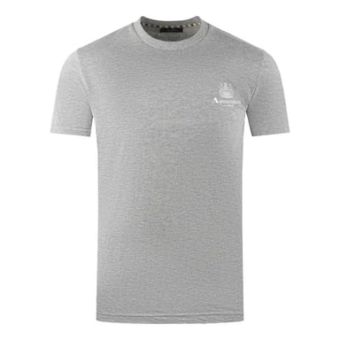Aquascutum Mens London Aldis Logo T-Shirt (Grey)