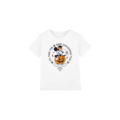 Disney Childrens/Kids Pumpking Costume Mickey Mouse T-Shirt (White)