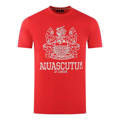 Aquascutum Mens London Aldis T-Shirt (Red)