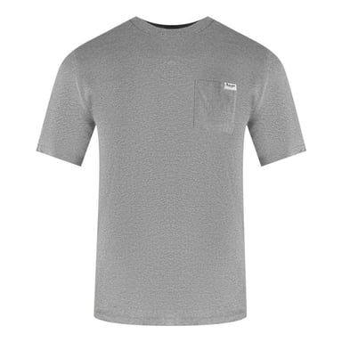 Aquascutum Mens Logo Chest Pocket T-Shirt (Light Grey)