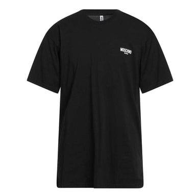 Moschino Unisex Adult Swim Logo Cotton T-Shirt (Black)