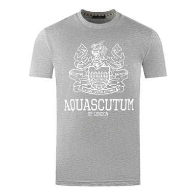 Aquascutum Mens London Aldis T-Shirt (Grey)