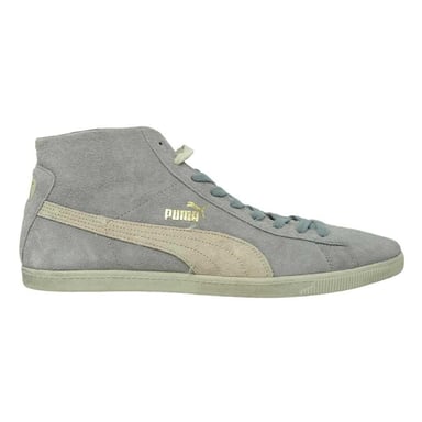 Puma Unisex Adult Gylde Vintage Suede Mid Cut Trainers (Grey)