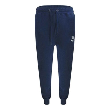 Aquascutum Mens Active Basic Ribbed Jogging Bottoms (Blue)