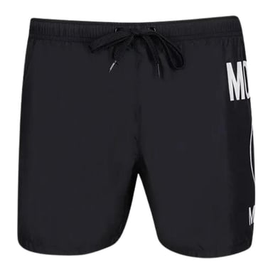 Moschino Mens Milano Logo Swim Shorts (Black)