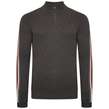Dare2b Heren dutiful ii stripe marl half zip sweatshirt