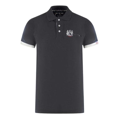 Aquascutum Unisex Adult London Aldis Polo Shirt (Black)