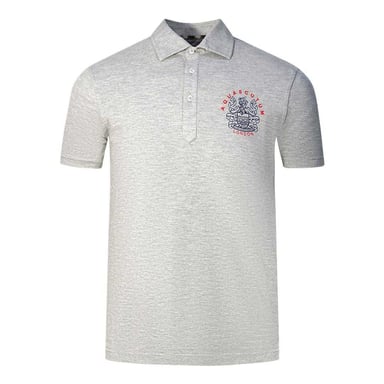 Aquascutum Unisex Adult Aldis London Logo Polo Shirt (Grey)