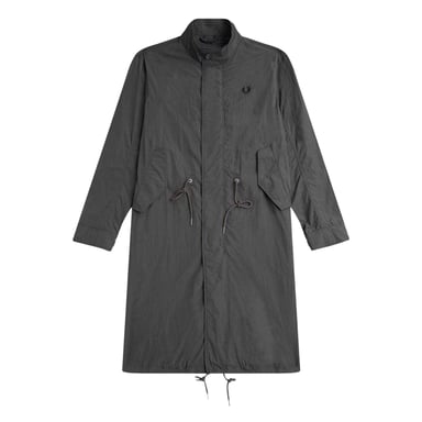 Fred Perry Mens Thin Straight Hem Parka (Gunmetal)
