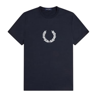 Fred Perry Unisex Adult M8536 608 T-Shirt (Navy Blue)