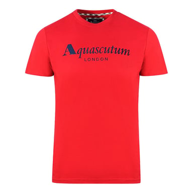 Aquascutum Mens London T-Shirt (Red)