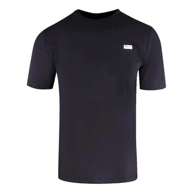 Aquascutum Mens Logo Chest Pocket T-Shirt (Black)