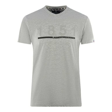 Aquascutum Mens London 1851 T-Shirt (Grey)