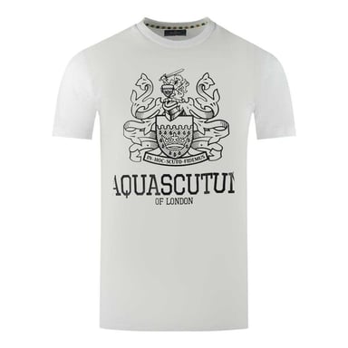 Aquascutum Mens London Aldis T-Shirt (White)