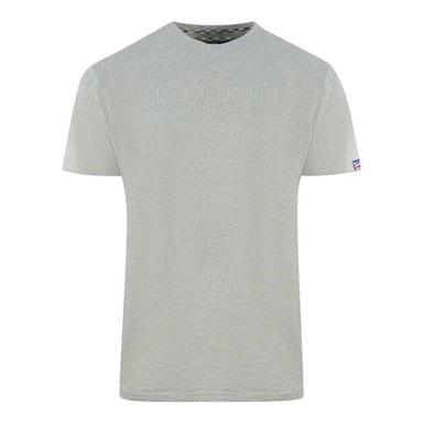 Aquascutum Mens London 1851 Logo Taped T-Shirt (Grey)
