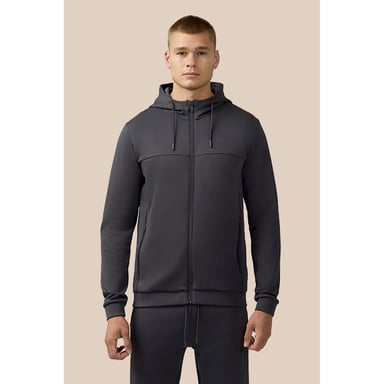 Castore Scuba Helzip Hoodie Polyester Herr Grå Huvtröja