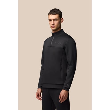 Castore Scuba 1/4 Zip Polyester Herrtröja i Svart