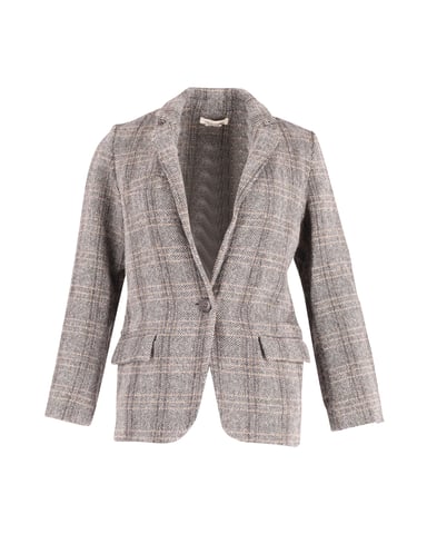 Isabel Marant Etoile Charly Herringbone Blazer in Multicolor Wool