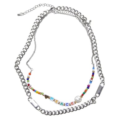Urban Classics Peace kralenketting (set van 2)