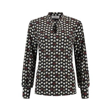 Helena Hart 7470milo top just print milo wine