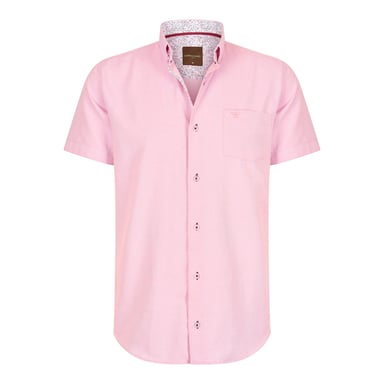 Cappuccino Italia Overhemden Korte Mouw Roze Pink