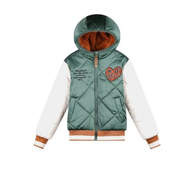 Moodstreet Meisjes baseball winterjas joy shaded