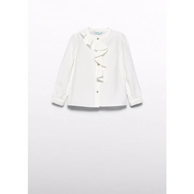 Abel & Lula Meisjes blouse viscose natural