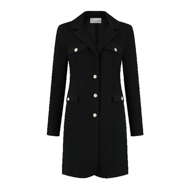 Helena Hart Blazer mave boucle 7596 black