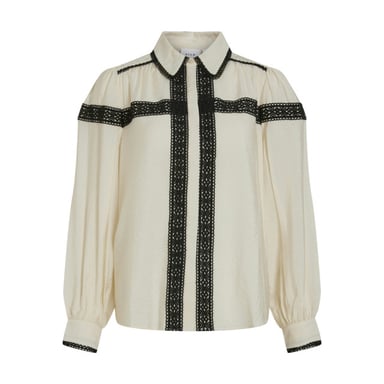 Vila Vidola ls shirt ecru