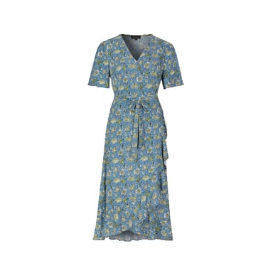 G-Maxx Anastasia jurk korenblauw
