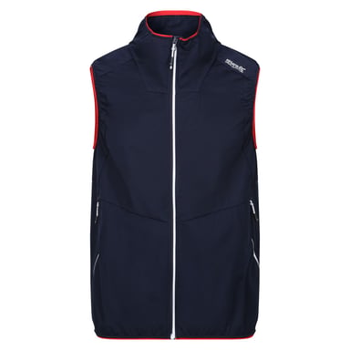 Regatta Mens Lankin VI Softshell Gilet (Navy/Danger Red)