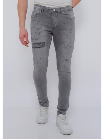 True Rise Broek met gaten slim fit dc
