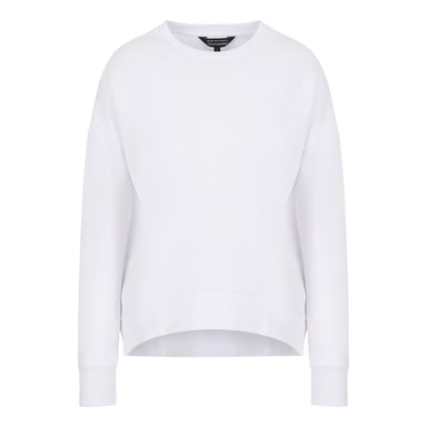 Armani Exchange Womens/Ladies Crew Neck Sweatshirt (White)